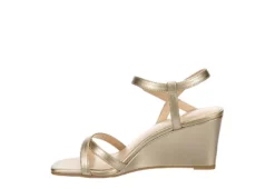 Maripe Womens Lexie Wedge Sandal - Gold -Rack Room Footwear Sales US 01 202778 03