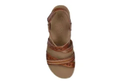 Skechers Womens Beverlee-delicate Glow Wedge Sandal - Cognac -Rack Room Footwear Sales US 01 202852 03