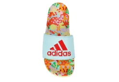 Adidas Womens Adilette Comfort Slide Sandal - Aqua 12 Adidas Womens Adilette Comfort Slide Sandal - Aqua -Rack Room Footwear Sales US 01 203097 05