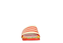 Adidas Womens Adilette Comfort Slide Sandal - Pale Yellow 9 Adidas Womens Adilette Comfort Slide Sandal - Pale Yellow -Rack Room Footwear Sales US 01 203098 02