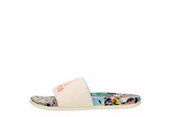 Adidas Womens Adilette Comfort Slide Sandal - Off White -Rack Room Footwear Sales US 01 203099 03