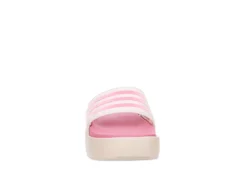Adidas Womens Adilette Platform Slide Sandal - Pink -Rack Room Footwear Sales US 01 203101 02