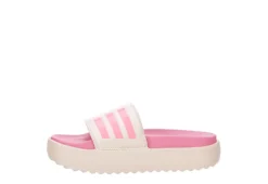 Adidas Womens Adilette Platform Slide Sandal - Pink -Rack Room Footwear Sales US 01 203101 03