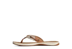 Sperry Womens Seafish Chambray Stripes Flip Flop Sandal - Tan 10 Sperry Womens Seafish Chambray Stripes Flip Flop Sandal - Tan -Rack Room Footwear Sales US 01 203195 03