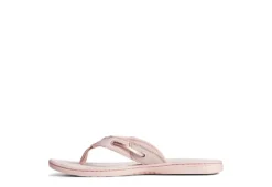 Sperry Womens Seafish Iridescent Sparkle Flip Flop Sandal - Blush -Rack Room Footwear Sales US 01 203196 03
