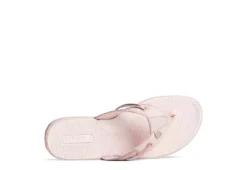 Sperry Womens Seafish Iridescent Sparkle Flip Flop Sandal - Blush -Rack Room Footwear Sales US 01 203196 04