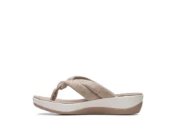 Clarks Womens Arla Kaylie Flip Flop Sandal - Sand -Rack Room Footwear Sales US 01 203198 03
