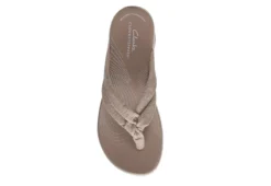 Clarks Womens Arla Kaylie Flip Flop Sandal - Sand -Rack Room Footwear Sales US 01 203198 05