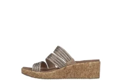 Skechers Womens Beverlee Always Classy Wedge Sandal - Rose Gold -Rack Room Footwear Sales US 01 203241 02