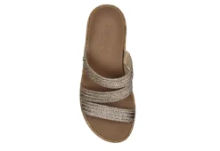 Skechers Womens Beverlee Always Classy Wedge Sandal - Rose Gold -Rack Room Footwear Sales US 01 203241 03
