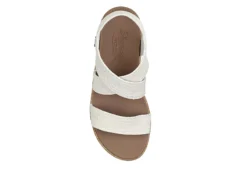 Skechers Womens Beverlee Love Stays Wedge Sandal - White -Rack Room Footwear Sales US 01 203263 03