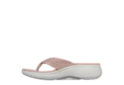 Skechers Womens Dazzle- Arch Fit Flip Flop Sandal - Pink 9 Skechers Womens Dazzle- Arch Fit Flip Flop Sandal - Pink -Rack Room Footwear Sales US 01 203276 02
