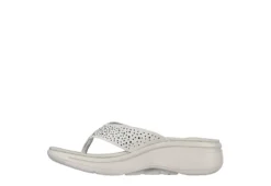 Skechers Womens Dazzle- Arch Fit Flip Flop Sandal - Natural 9 Skechers Womens Dazzle- Arch Fit Flip Flop Sandal - Natural -Rack Room Footwear Sales US 01 203277 02