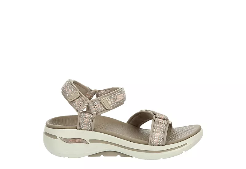 Skechers Womens Affinity Sandal - Taupe 2 Skechers Womens Affinity Sandal - Taupe - Image 2