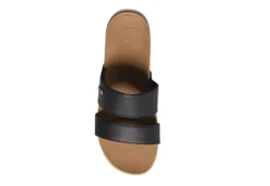 Reef Womens Banded Horizon 2.5 Slide Sandal - Black -Rack Room Footwear Sales US 01 203285 02