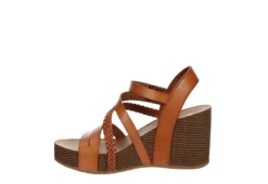 Xappeal Womens Maggy Wedge Sandal - Cognac -Rack Room Footwear Sales US 01 203298 03