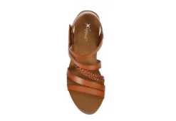 Xappeal Womens Maggy Wedge Sandal - Cognac -Rack Room Footwear Sales US 01 203298 05