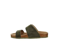 Bjorndal Womens Courtney Footbed Sandal - Olive -Rack Room Footwear Sales US 01 203304 03