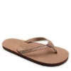 Rainbow Sandals Womens Crystal Collection Flip Flop Sandal - Brown
