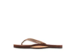Rainbow Sandals Womens Crystal Collection Flip Flop Sandal - Brown -Rack Room Footwear Sales US 01 203323 03
