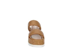 Xappeal Womens Bethany Wedge Sandal - Tan -Rack Room Footwear Sales US 01 203326 02