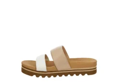 Reef Womens Banded Horizon Hi Slide Sandal - Sand -Rack Room Footwear Sales US 01 203342 03