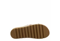 Reef Womens Banded Horizon Hi Slide Sandal - Sand -Rack Room Footwear Sales US 01 203342 06