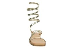 Dv By Dolce Vita Womens Maralin Flat Sandal - Gold -Rack Room Footwear Sales US 01 203350 02