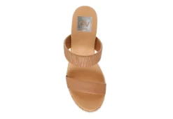 Dv By Dolce Vita Womens Effie Wedge Sandal - Tan -Rack Room Footwear Sales US 01 203354 05