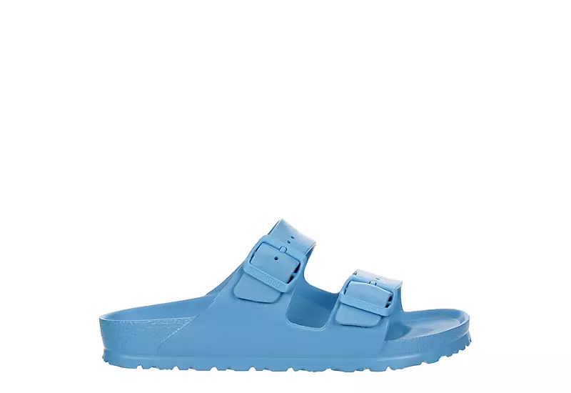 Birkenstock Womens Arizona Essentials Slide Sandal - Light Blue 2 Birkenstock Womens Arizona Essentials Slide Sandal - Light Blue - Image 2