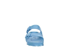 Birkenstock Womens Arizona Essentials Slide Sandal - Light Blue 9 Birkenstock Womens Arizona Essentials Slide Sandal - Light Blue -Rack Room Footwear Sales US 01 203369 02