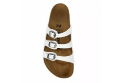 Birkenstock Womens Florida Soft Footbed Sandal - White -Rack Room Footwear Sales US 01 203373 05