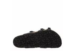 Birkenstock Womens France Footbed Sandal - Black -Rack Room Footwear Sales US 01 203374 06