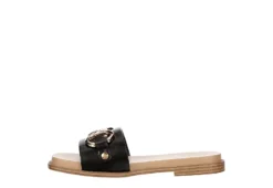 Michael By Michael Shannon Womens Jade Slide Sandal - Black -Rack Room Footwear Sales US 01 203386 03