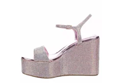 Madden Girl Womens Theo-r Wedge Sandal - Pink -Rack Room Footwear Sales US 01 203387 03