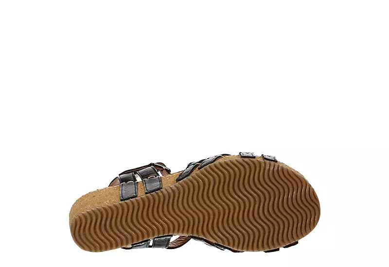 Bjorndal Womens Lily Wedge Sandal - Black 7 Bjorndal Womens Lily Wedge Sandal - Black - Image 7