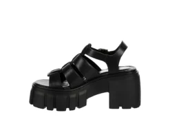 Madden Girl Womens Gennesis Wedge - Black -Rack Room Footwear Sales US 01 203409 03