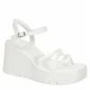 Madden Girl Womens Vaultt Wedge Sandal - White
