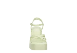 Madden Girl Womens Vaultt Wedge Sandal - Pale Green -Rack Room Footwear Sales US 01 203412 02