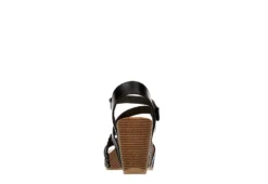 Xappeal Womens Maggy Wedge Sandal - Black -Rack Room Footwear Sales US 01 203423 04