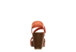 Xappeal Womens Maggy Wedge Sandal - Coral -Rack Room Footwear Sales US 01 203424 04