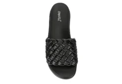 Limelight Womens Bianca Slide Sandal - Black -Rack Room Footwear Sales US 01 203466 05
