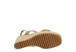 Xappeal Womens Vera Wedge Sandal - Camel -Rack Room Footwear Sales US 01 203503 06