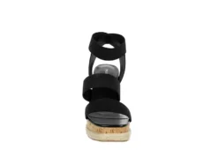 Madden Girl Womens Marandaa Wedge Sandal - Black -Rack Room Footwear Sales US 01 203537 02