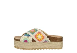 Dirty Laundry Womens Plays Platform Sandal - Natural -Rack Room Footwear Sales US 01 203663 03