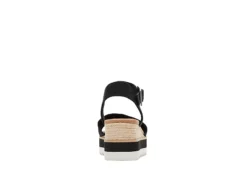 Toms Womens Diana Wedge Sandal - Black 9 Toms Womens Diana Wedge Sandal - Black -Rack Room Footwear Sales US 01 203716 02