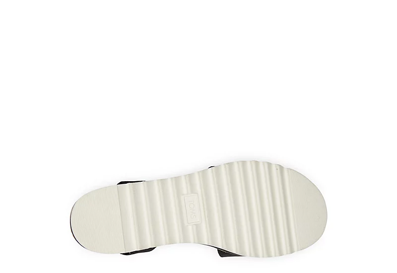 Toms Womens Diana Wedge Sandal - Black 5 Toms Womens Diana Wedge Sandal - Black - Image 5