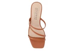 Journee Collection Womens Takarah Low Wedge Sandal - Brown -Rack Room Footwear Sales US 01 203885 05