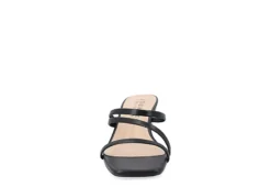 Journee Collection Womens Takarah Wedge Slip On Sandal - Black -Rack Room Footwear Sales US 01 203888 02
