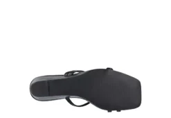 Journee Collection Womens Takarah Wedge Slip On Sandal - Black -Rack Room Footwear Sales US 01 203888 06